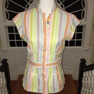 Robert Graham sz 4 blouse